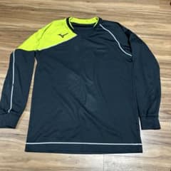 MIZUNO バレーボール 長袖プラクティスシャツ ブラックのサムネイル