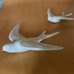 ツバメ壁掛けウォールデコ大小2個セットのサムネイル