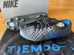 Nike Tiempo サッカーシューズ ブラック/ブルーのサムネイル