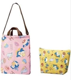 【新品未開封】2024ミスド福袋　ポケモン　エコバッグ2WAY＆マチ付きポーチ