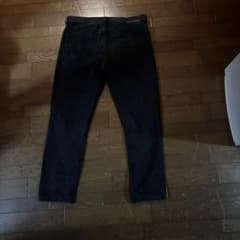 DIESEL ブラックデニムパンツ ダメージ加工