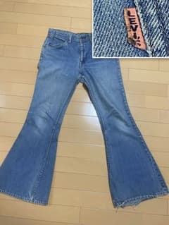 【超希少】70s Levi's 684 BIGE ビッグベル　フレアパンツのサムネイル