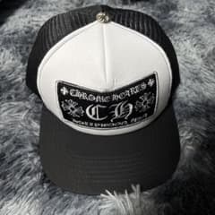 CHROME HEARTS トラッカーキャップ ブラック ホワイト - メルカリ