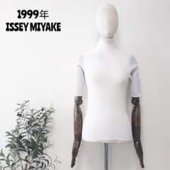 1999年 イッセイミヤケ 立体プリーツ ハイネックトップス プリーツ