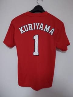 埼玉西武ライオンズ 栗山巧 炎獅子ユニフォーム Tシャツ M 赤 レッド