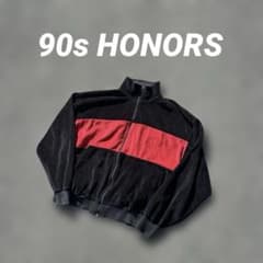 supreme 元ネタ 90s HONORS ベロア トラックジャケット - メルカリ