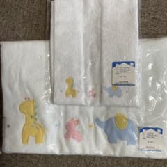さくら様専用【未開封】ベビー用　バスタオル、フェイスタオルのサムネイル