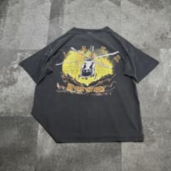 古着 90s USA製 シングルステッチ ロサンゼルス消防局 フェード T 