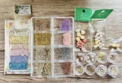 ガラス パール ビーズ まとめ売りセットのサムネイル