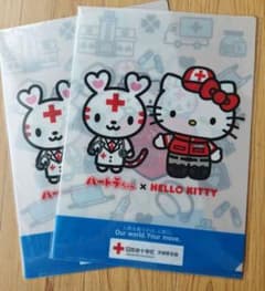 ハローキティ ハートラちゃん クリアファイル 2枚セットのサムネイル