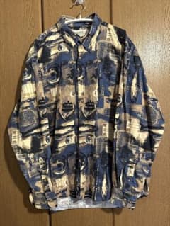 古着　総柄シャツ　natural issueのサムネイル