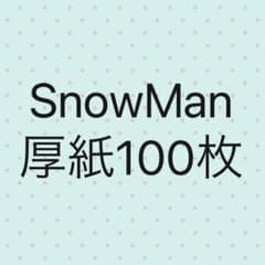SnowMan 厚紙 まとめ売り 目黒蓮 渡辺翔太 阿部亮平 岩本照 深澤辰哉