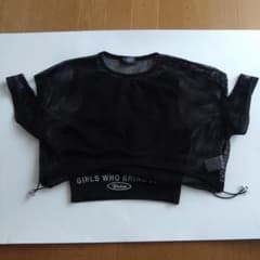 BISKEE メッシュトップス ブラック 140　インナーセットのサムネイル