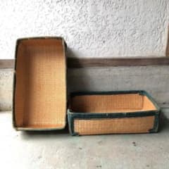 民藝品 工芸品 古道具 籠 アンティークのサムネイル