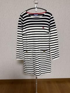 【着用1回・美品】バーバリーブルーレーベル ボーダーワンピース 38のサムネイル