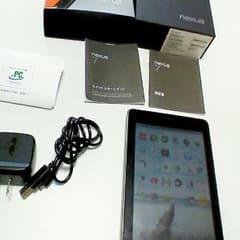 ネクサス7  2012年　wifi 32G 保護フィルム&カバー付きのサムネイル
