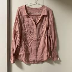 Heather ヘザー　ピンクシャツ　スリット入りのサムネイル