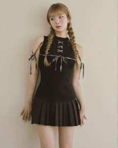 Darich ダーリッチ ドッキングレースアップミニワンピースのサムネイル