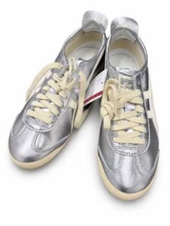 【新品・タグ付】オニツカタイガー MEXICO 66 シルバー 25.5cmのサムネイル