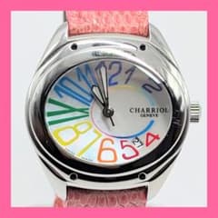 mayuki新品電池 フィリップシャリオール シェル文字盤 シャリオール ジュネーブ CHARRIOL GENEVE 腕時計 シェル文字盤 - メルカリ
