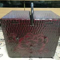 専用♪ 鎌倉彫り裁縫箱のサムネイル