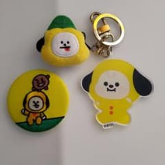 BT21 치미 키 체인 배지 세트
