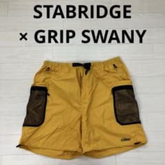 STABRIDGE × GRIP SWANY ハーフパンツ ナイロン 黄 XL - メルカリ