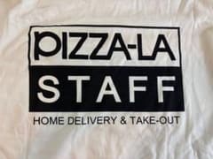 PIZZA-LA STAFF ホワイトTシャツのサムネイル