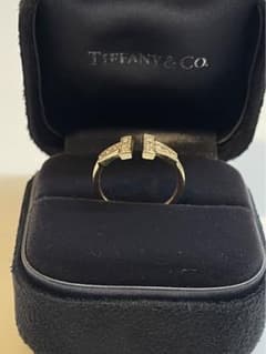りえ様専用　Tiffany ティファニーTダイヤ　ワイヤーリングのサムネイル