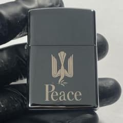 死*屋様 Peace ピース 銀 シルバー オイルライターのサムネイル
