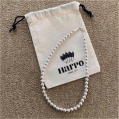 【美品】HARPO/アルポ　ナバホパールネックレス　45㎝×8㎜のサムネイル