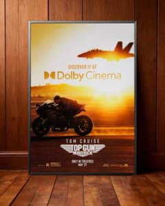 非販売品*映画館用両面印刷ポスターUS版:トップガン マーヴェリック 激
