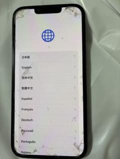 リ*キ様 Apple iPhone 13 ブラック ひび割れあり 本体のサムネイル