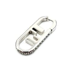FENDI フェンディ オーロック ラインストーン シン シルバー　ピアス FENDI フェンディ オーロック ラインストーン シン シルバー ピアス