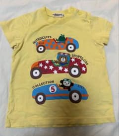 ミキハウス 車 Tシャツ 80cmのサムネイル