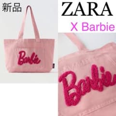ZARA 新品 Barbie コラボ トートバッグのサムネイル
