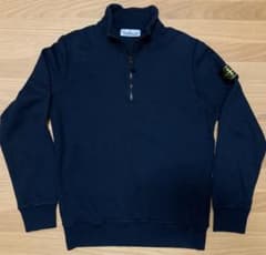 STONE ISLAND ハーフジップ ダークネイビー S - メルカリ