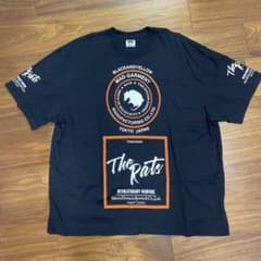 RATS ビッグシルエットTシャツ XXL ブラックのサムネイル