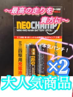 ミニ四駆】ネオチャンプ 慣らし済み 2セット 4本 | Shop at Mercari