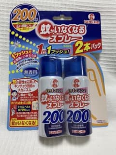 金鳥 キンチョウ 蚊がいなくなるスプレー 200日分 2本セットのサムネイル