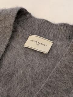 UNITED ARROWS モヘア混カーディガン グレー - メルカリ