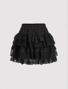 SHEIN フレア レーススカートのサムネイル