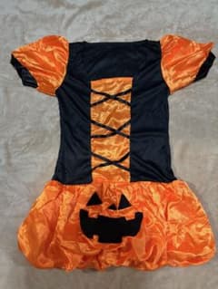 ハロウィン パンプキン コスプレ バルーン ワンピース　スカート　衣装 仮装