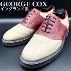 英国製 E COX 激レア サドルシューズ 革靴 バイカラー 8 英国製 GEORGE COX 激レア サドルシューズ 革靴 バイカラー 8 - メルカリ