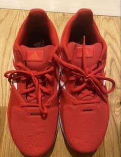 adidas 赤 スニーカー ランニングシューズのサムネイル