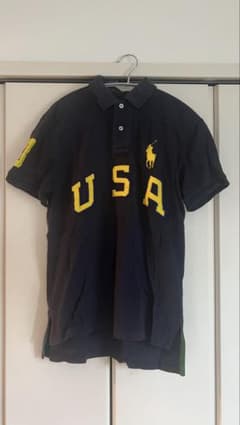 【S】Polo by Ralph Lauren USAメンズポロシャツ ネイビーのサムネイル