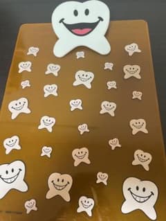 歯のキャラクター バインダー クリップボード 歯科 廃盤品のサムネイル