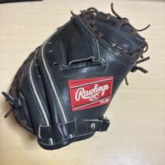 値下げ交渉可能！！Rawlings 硬式 キャッチャーミット ブラックのサムネイル