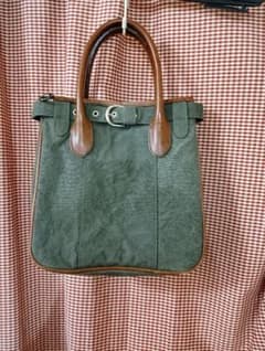 グリーンキャンバス トートバッグのサムネイル