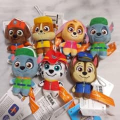 パウ・パトロール ぬいぐるみマスコット 全6種コンプリートプラス1個